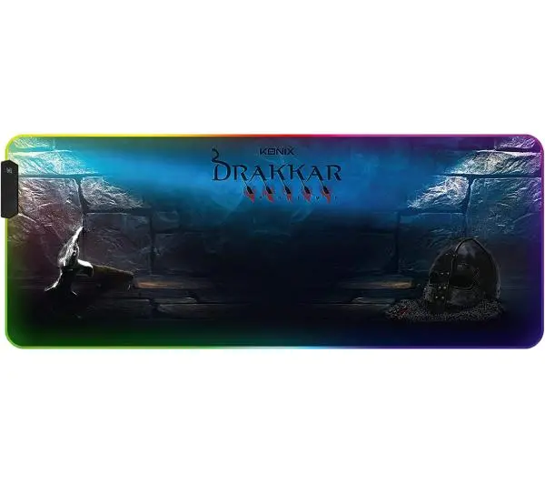 Konix Drakkar Hetland RGB XL Czarny