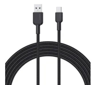 Kabel Aukey CB-NAC1-BK USB-A do USB-C PD 60W 1 m Czarny