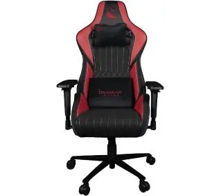 Konix Hel Gamingowy do 150kg Skóra ECO Czarno-czerwony - Kup na Raty - RRSO 0%