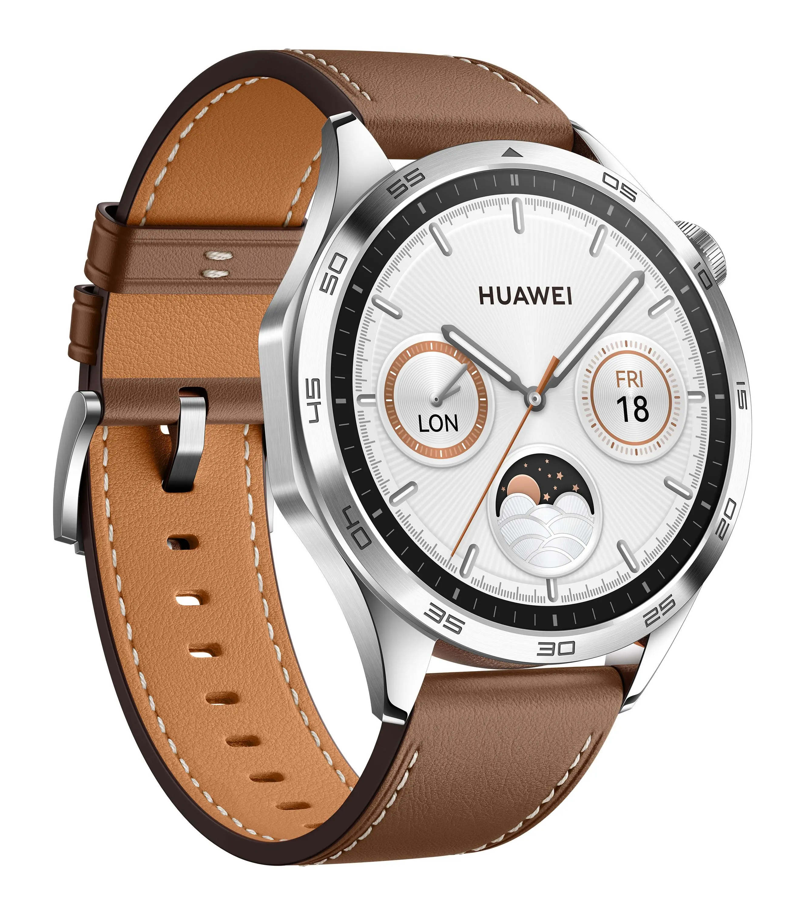 Smartwatch Huawei Watch GT4 Classic 46mm GPS Brązowy