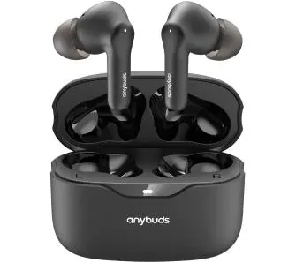 Słuchawki bezprzewodowe Tozo Anybuds Pro Dokanałowe Bluetooth 5.3 Czarny