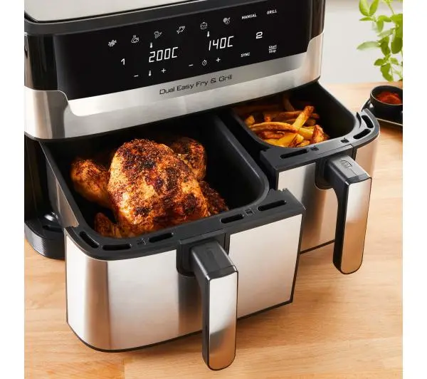 Tefal Dual Easy Fry & Grill EY905D 2700W 8,3l Aplikacja mobilna - ⚡ EURO HIT CENOWY! ⚡ - Kup na Raty - RRSO 0%