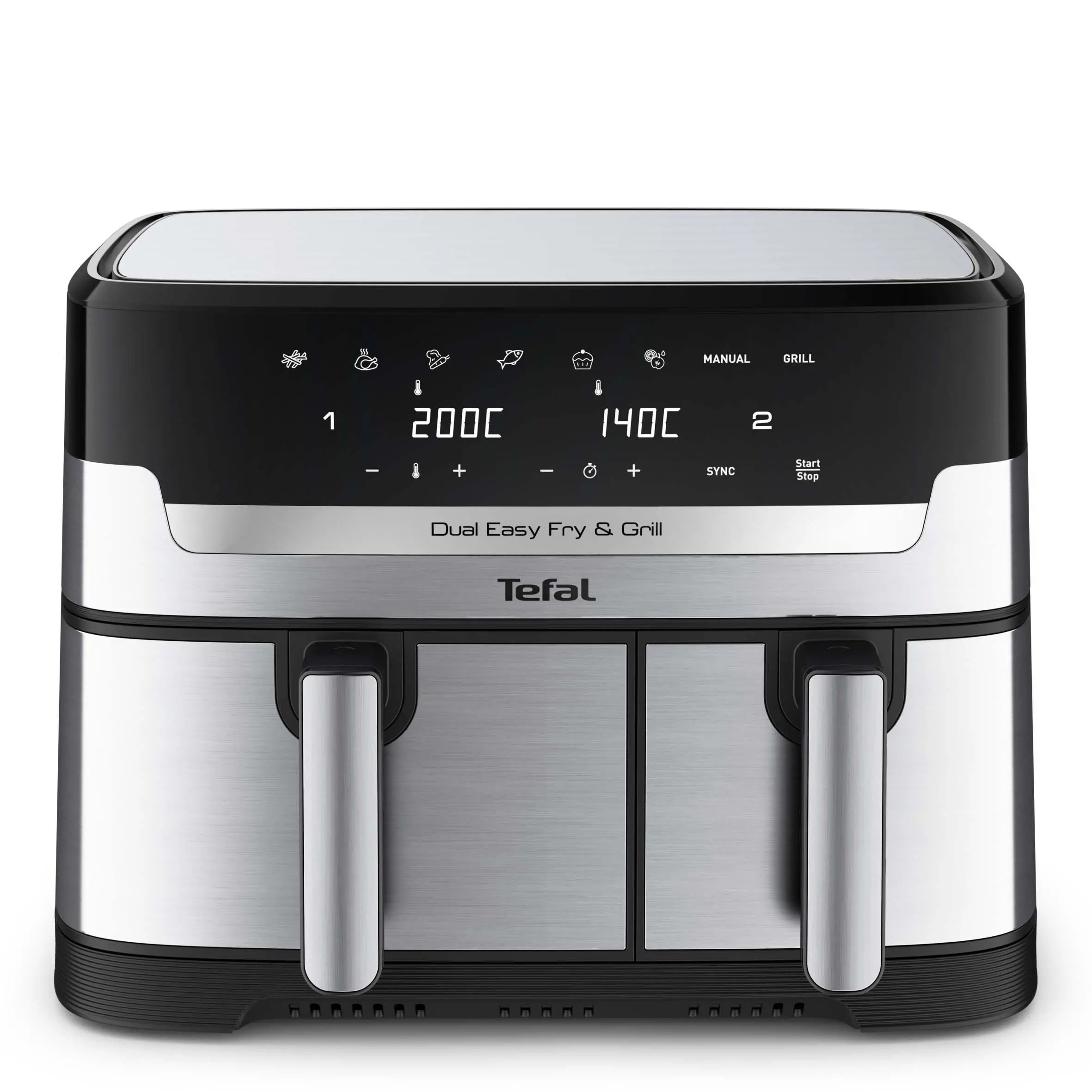 Air fryer Tefal Dual Easy Fry & Grill EY905D 2700W 8,3l Aplikacja mobilna