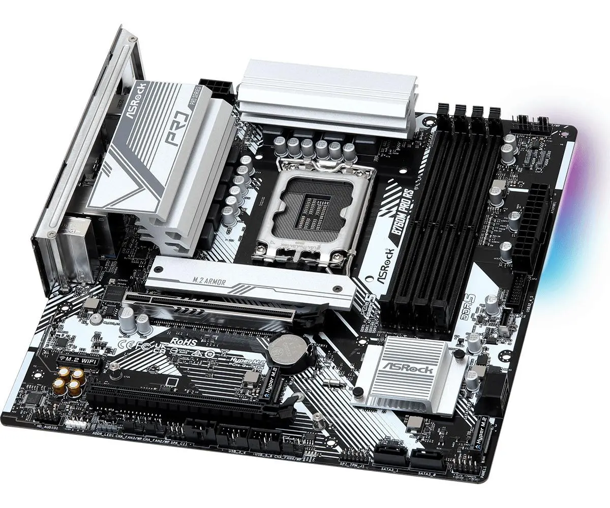 фото Материнская плата ASRock B760M Pro RS 3