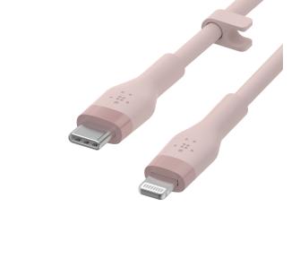 Kabel Belkin Silicone Lightning do USB-C 2m Różowy