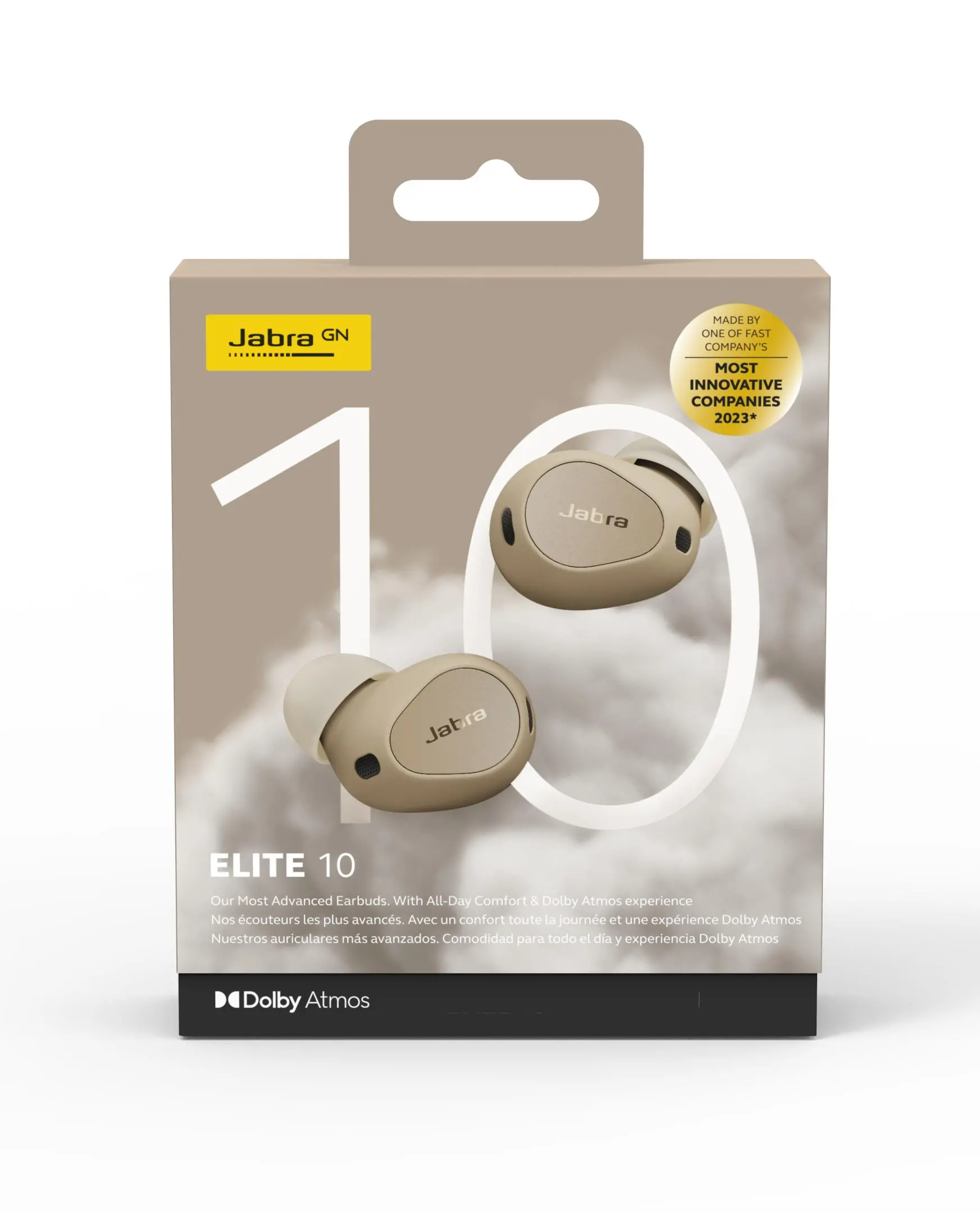 Jabra Elite 10 クリーム　Cream ジャブラ Słuchawki bezprzewodowe Jabra Elite 10 Dokanałowe Bluetooth 5.3