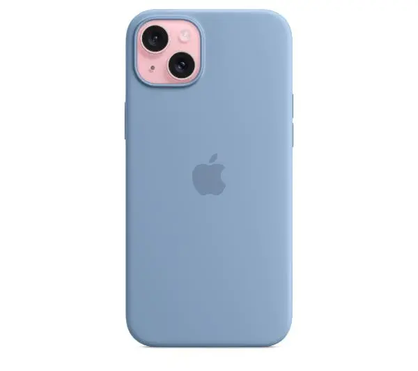 Apple silikonowe z MagSafe do iPhone 15 Plus Zimowy błękit
