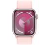 Smartwatch Apple Watch Series 9 GPS koperta 41mm z aluminium  Różowym opaska sportowa Jasnoróżowym