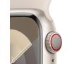Smartwatch Apple Watch Series 9 GPS + Cellular koperta 41mm z aluminium Księżycowa poświata pasek sportowy Księżycowa poświata