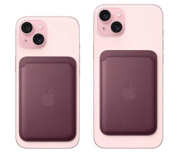 Apple Wallet z tkaniny FineWoven z MagSafe do iPhone Rubinowa morwa - Kup na Raty - RRSO 0%