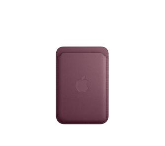 Etui Apple portfel z tkaniny FineWoven z MagSafe do iPhone rubinowa morwa
