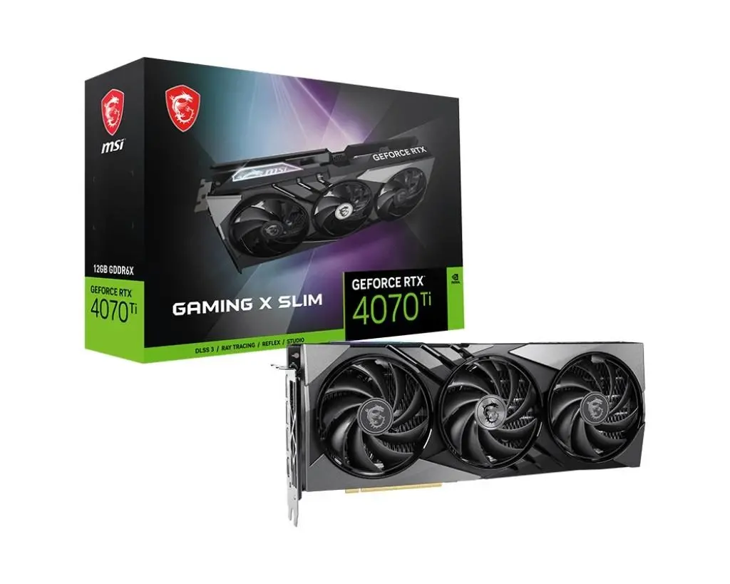 Karta graficzna MSI GeForce RTX 4070 Ti GAMING X SLIM 12GB GDDR6X 192bit DLSS 3