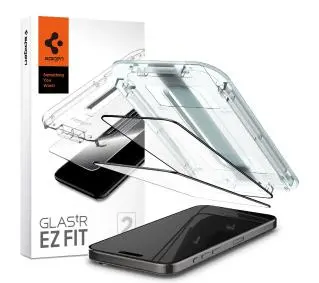 Spigen z aplikatorem Glas.tR EZ Fit FC do iPhone 15 Pro Max 2szt