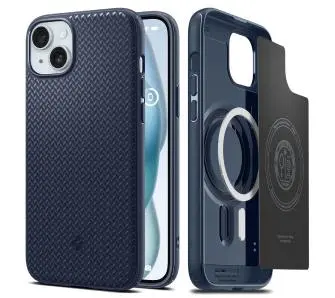 Etui Spigen Mag Armor MagFit do iPhone 15 Plus Niebieski