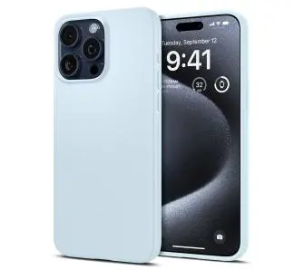 Etui Spigen Thin Fit Mute do iPhone 15 Pro Niebieski