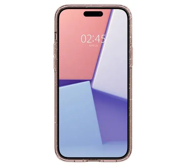 Spigen Liquid Crystal Glitter do iPhone 15 Plus rose quartz