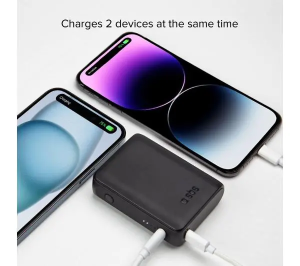 SBS TTBB10000MINIK NanoTube 10000mAh 10W Czarny