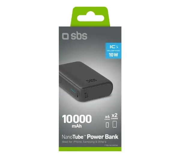 SBS TTBB10000MINIK NanoTube 10000mAh 10W Czarny
