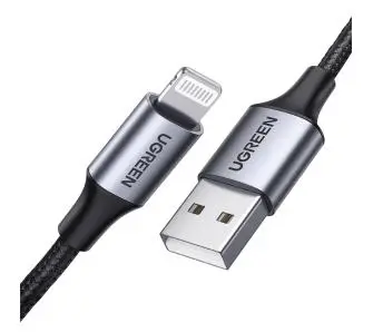 Kabel UGREEN Lightning do USB 2,4A US199 1m Czarny
