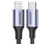 Kabel UGREEN Lightning do USB-C PD 3A US304 2m Czarny