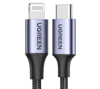 Kabel UGREEN Lightning do USB-C PD 3A US304 2m Czarny