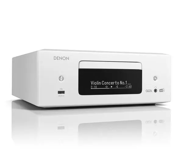 Denon CEOL RCDN-12 DAB 2.1-kanałowy Wi-Fi Bluetooth AirPlay Biały - ⚡ EURO HIT CENOWY! ⚡ - Kup na Raty - RRSO 0%