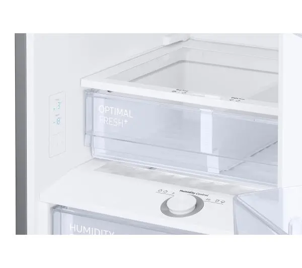 Samsung RB38C603CS9 Funkcje AI Pełny No Frost 203cm Szuflada z kontrolą wilgotności Zdalne sterowanie Stal Szczotkowana - Kup na Raty - RRSO 0%