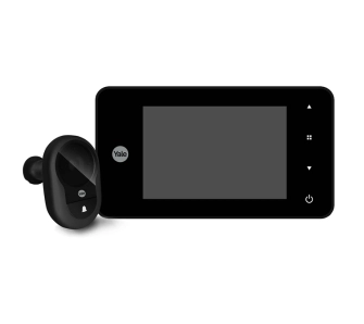 Wizjer z kamerą Yale DDV 4500 4" 0,3Mpix Nagrywanie Dzwonek Czarno-srebrny