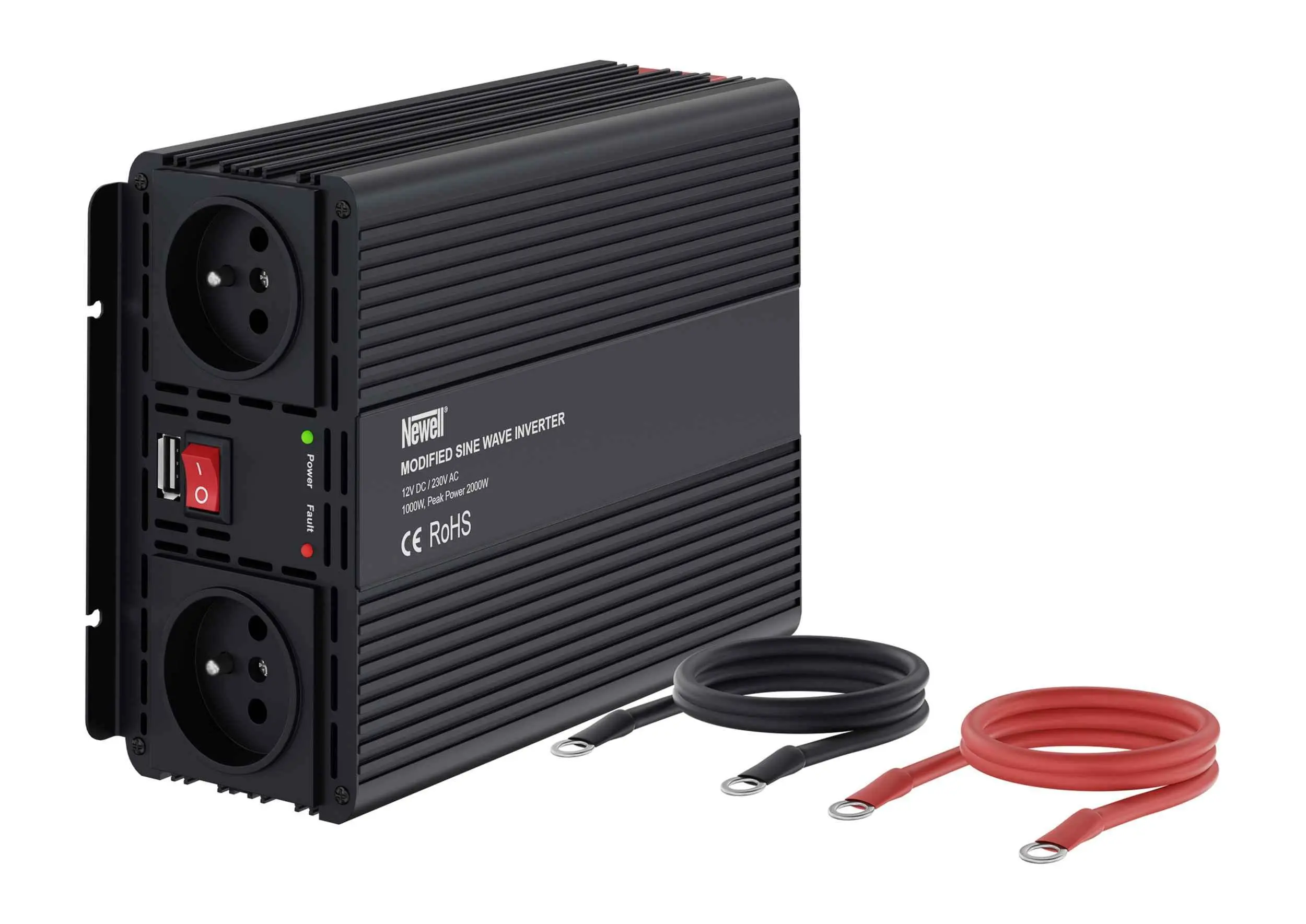 Przetwornica Newell NL3676 12V/230V 1000W/2000W modyfikowana sinusoida