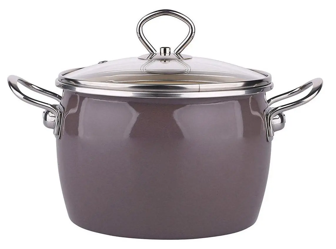 Garnek Silesia Rybnik Balbina Taupe 02050021282 Indukcja Emalia 5,8l