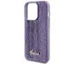 Etui Guess Sequin Script Metal GUHCP15LPSFDGSU do iPhone 15 Pro Purpurowy