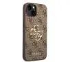 Etui Guess 4G Big Metal Logo GUHCP15S4GMGBR do iPhone 15 Brązowy