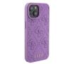 Etui Guess Leather 4G Stamped GUHCP15SP4EPMU do iPhone 15 Fioletowy