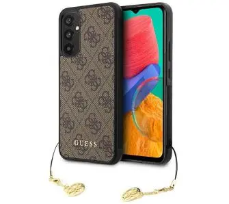 Etui Guess 4G Charms Collection GUHCSA34GF4GBR do Samsung Galaxy A34 5G Brązowy