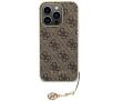 Etui Guess 4G Charms Collection GUHCP15LGF4GBR do iPhone 15 Pro Brązowy