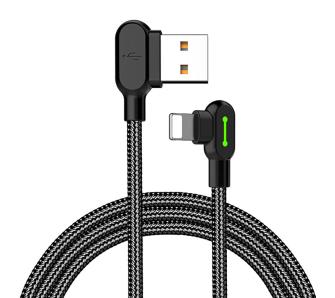 Kabel Mcdodo USB do Lightning CA-4674 LED 0,5m Czarny