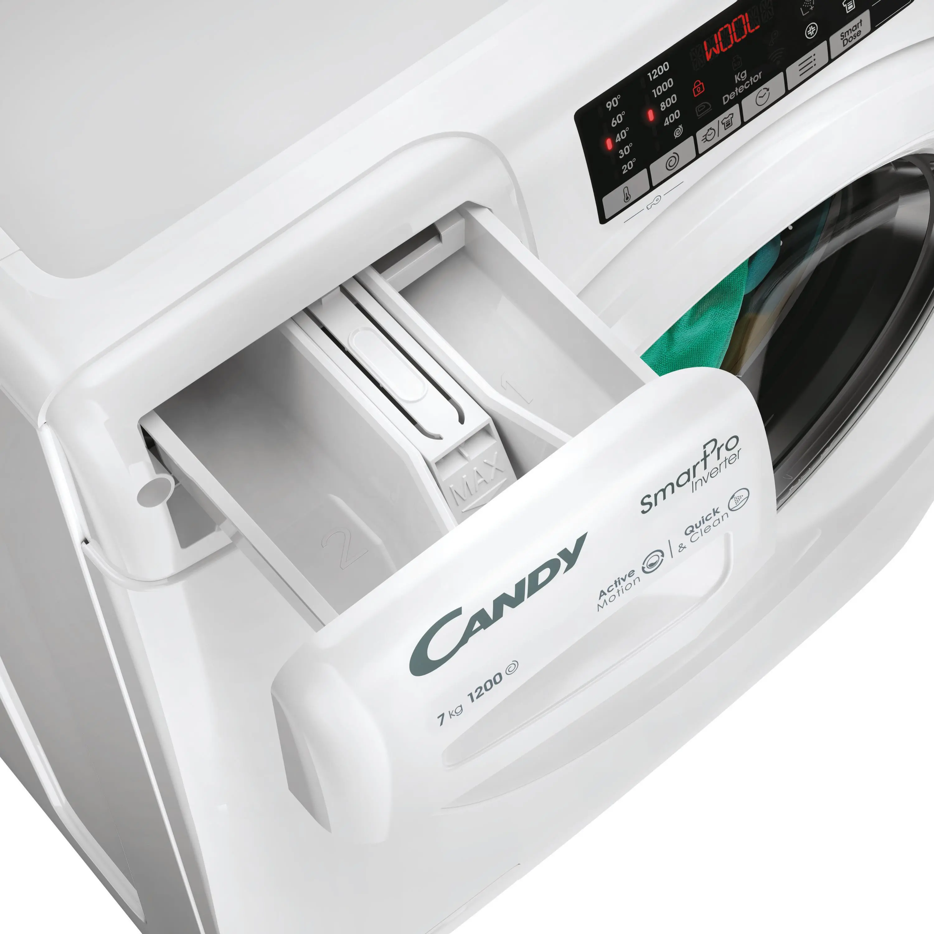 Pralka Candy Smart Pro CO4 274TWM6/1-S Slim 7kg 1200 obr/min Zdalne sterowanie