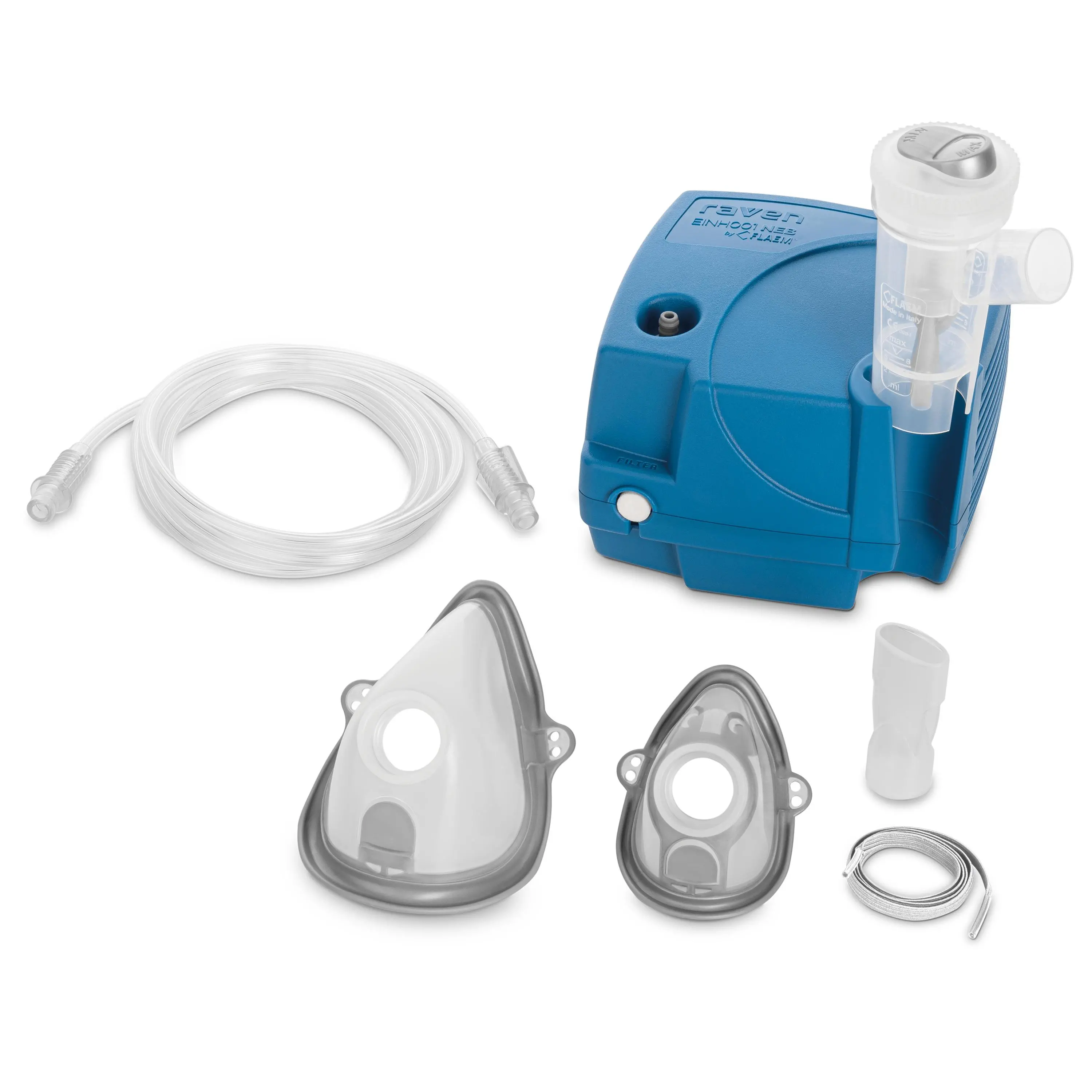 Inhalator Raven Pneumatyczno Tłokowy z Nebulizatorem EINH001 NEB by FLAEM