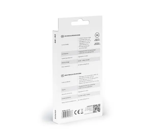 Savio AK-62 DisplayPort do HDMI