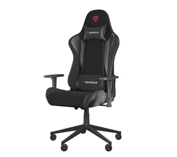 Genesis Nitro 440 G2 Gamingowy do 120kg Skóra ECO Tkanina Czarny - Kup na Raty - RRSO 0%