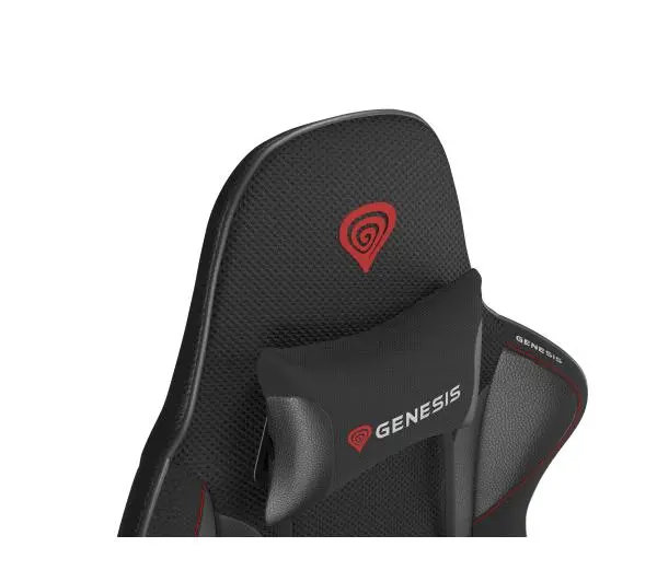 Genesis Nitro 440 G2 Gamingowy do 120kg Skóra ECO Tkanina Czarny - Kup na Raty - RRSO 0%