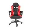 Fotel Genesis Nitro 330 Gamingowy do 120kg Skóra ECO Tkanina Czarno-czerwony
