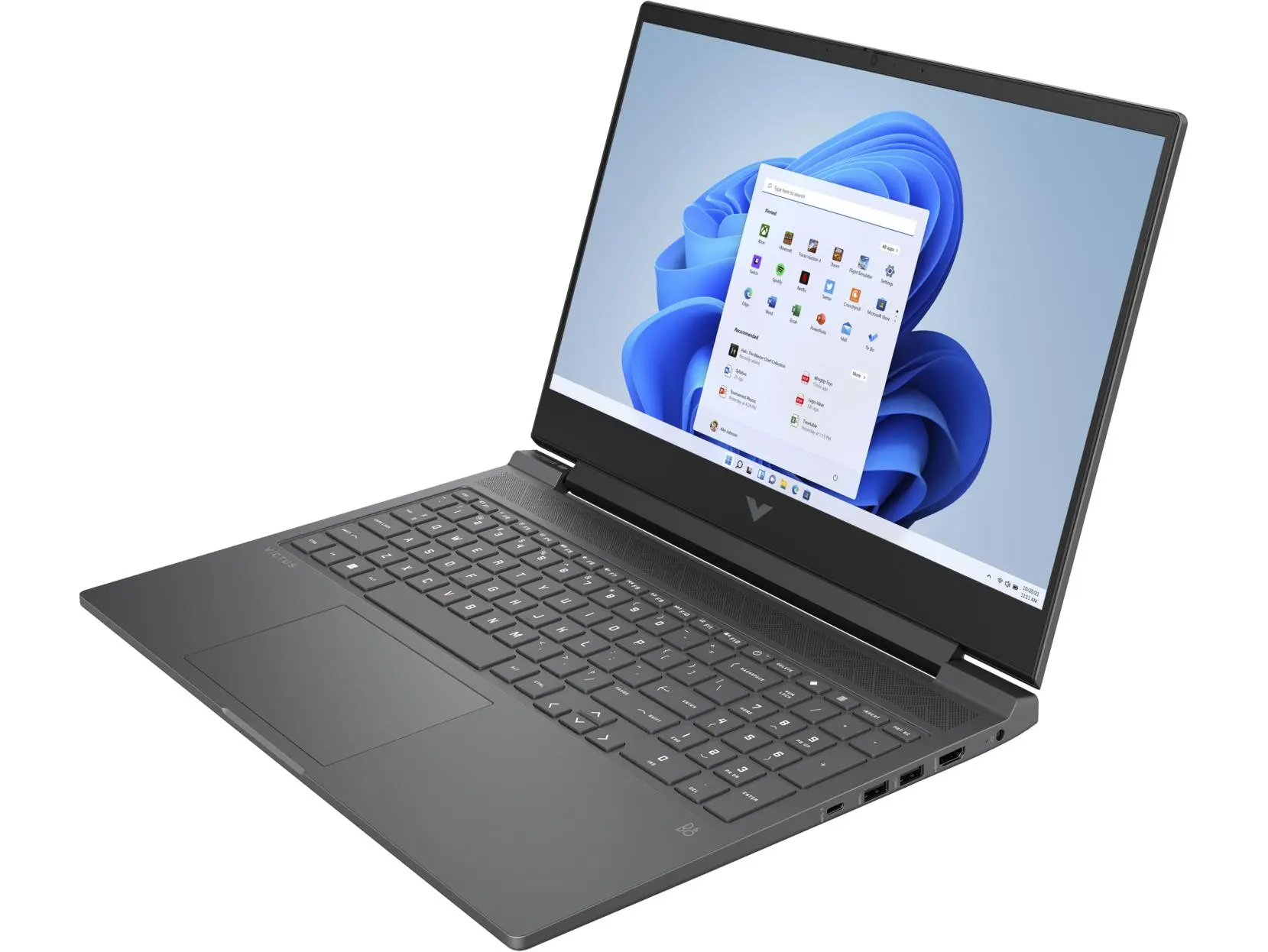 Laptop gamingowy HP Victus 16-s0452nw 16,1" 144Hz R7 7840HS 16GB RAM 512GB Dysk SSD RTX4060 DLSS3 Win11 Czarno-srebrny