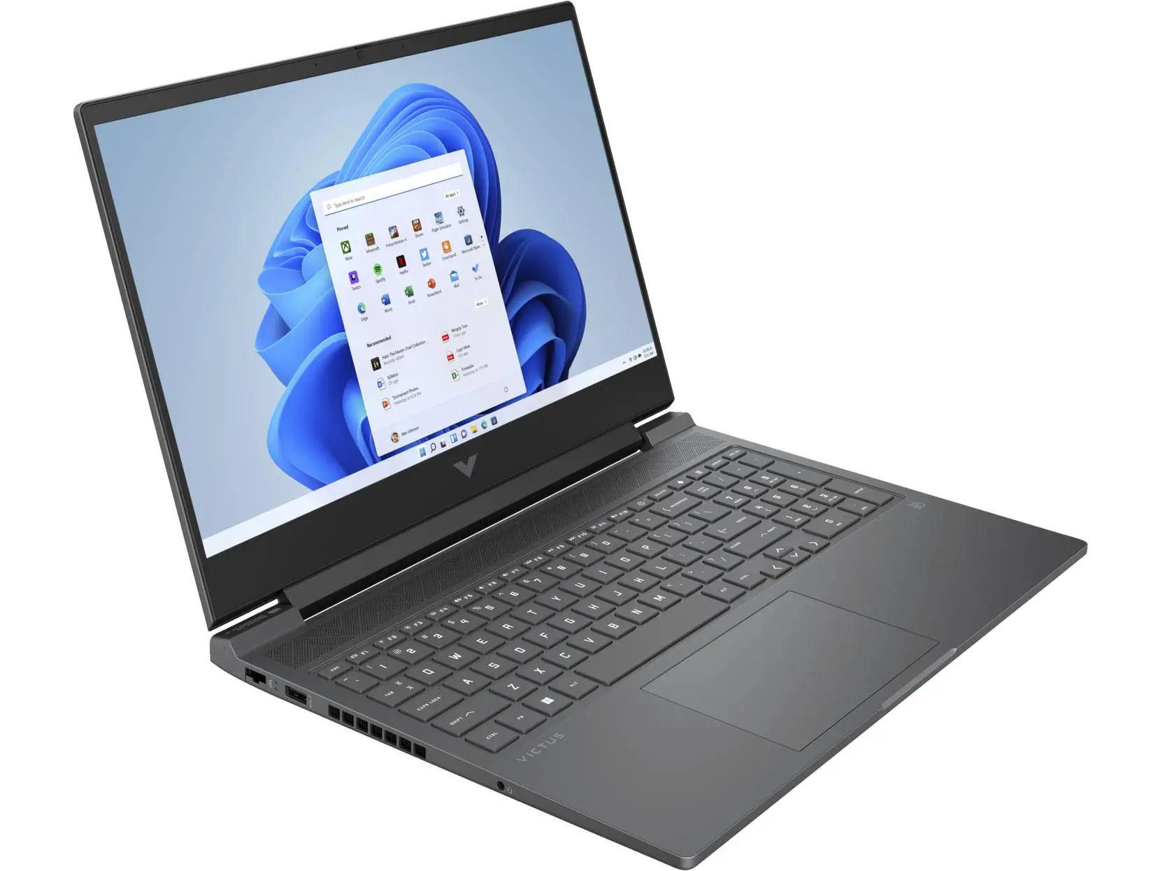 Laptop gamingowy HP Victus 16-s0452nw 16,1" 144Hz R7 7840HS 16GB RAM 512GB Dysk SSD RTX4060 DLSS3 Win11 Czarno-srebrny