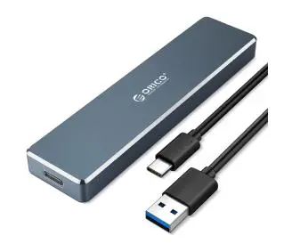 Orico PVM2F-C3-GY-BP M.2 SATA, USB-C 5Gbps Czarny