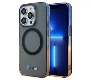 BMW Gradient Bumper MagSafe BMHMP15XHTGE do iPhone 15 Pro Max Szary