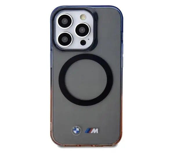 BMW Gradient Bumper MagSafe BMHMP15XHTGE do iPhone 15 Pro Max Szary