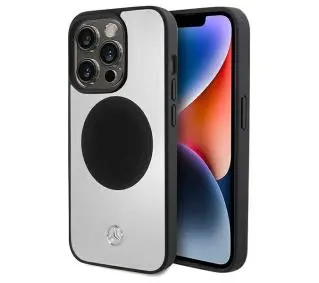 Mercedes-Benz Leather&Alu MagSafe MEHMP15L23ACMS do iPhone 15 Pro Czarny