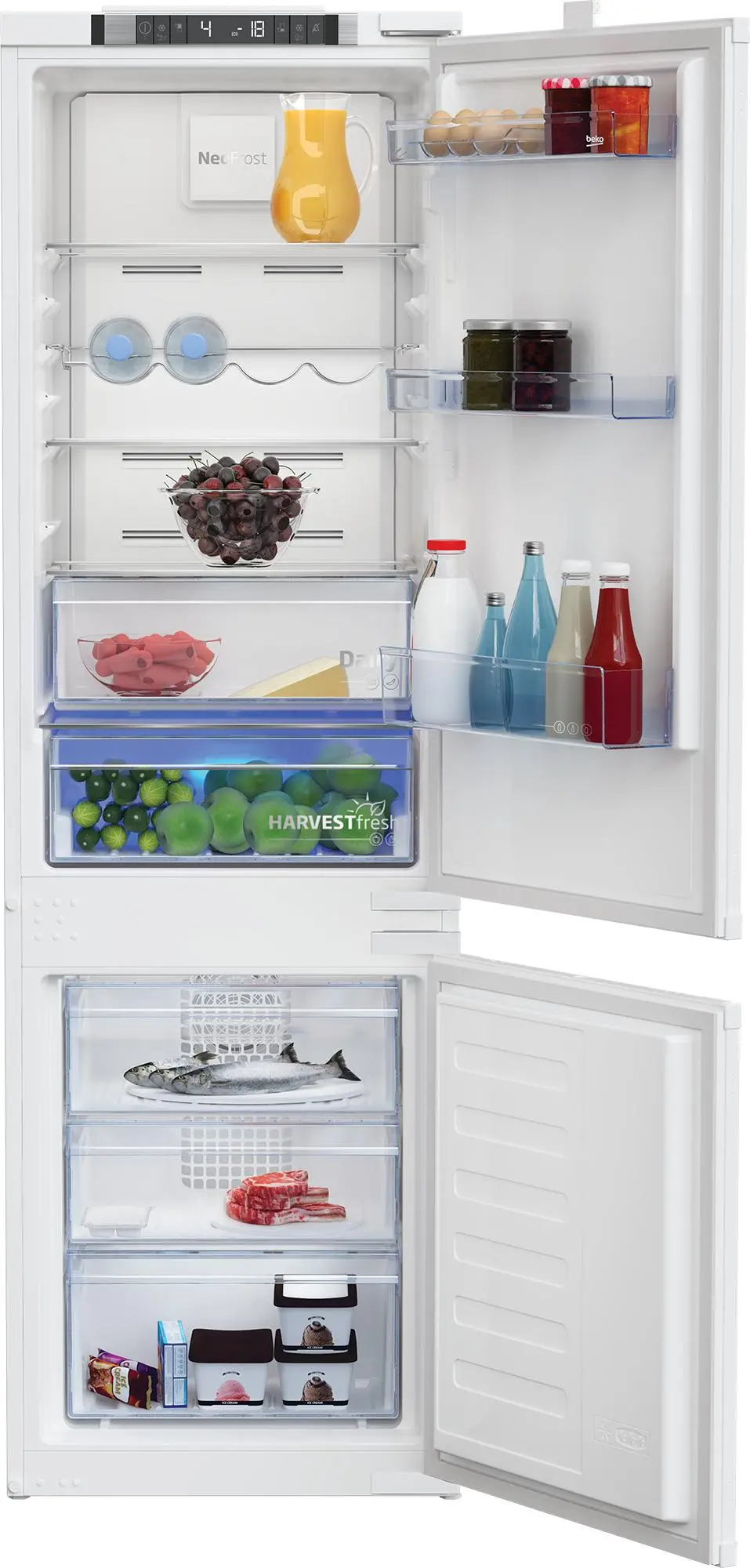 Lodówka Beko BCNA275E4ZSN Pełny No Frost 177,8cm Komora świeżości