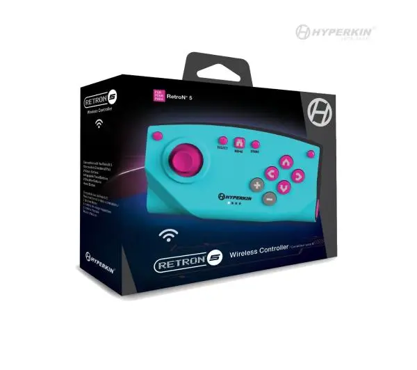 Hyperkin RetroN 5 Bluetooth Wireless Controller Bezprzewodowy Niebieski